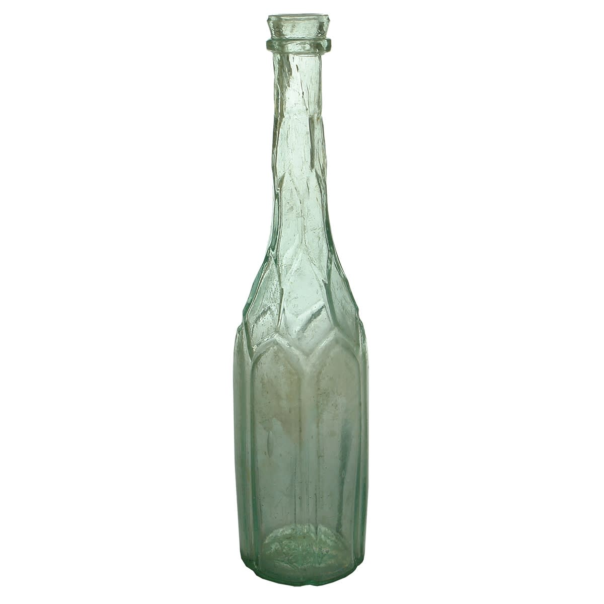 Goldfields Salad Oil. Anthony Thatcher Salad Oil. Registration Diamond to base. Flared lip.