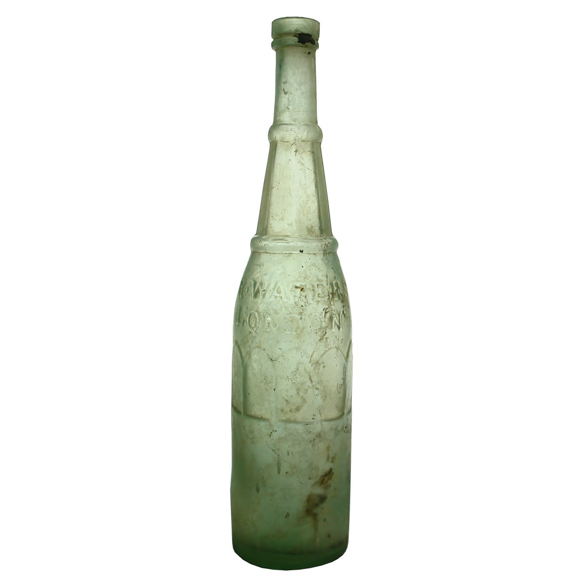 Goldfields. R. Waters, London. Vinegar. Aqua. 26 oz. (United Kingdom)