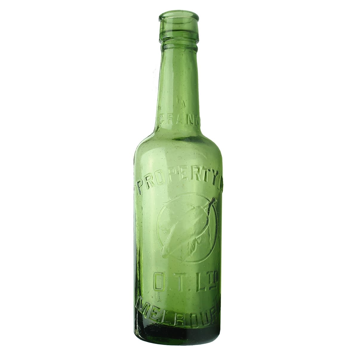 Hot Sauce. OT Ltd Melbourne. Granny Sauce. Mid Green. 10 oz. (Victoria)