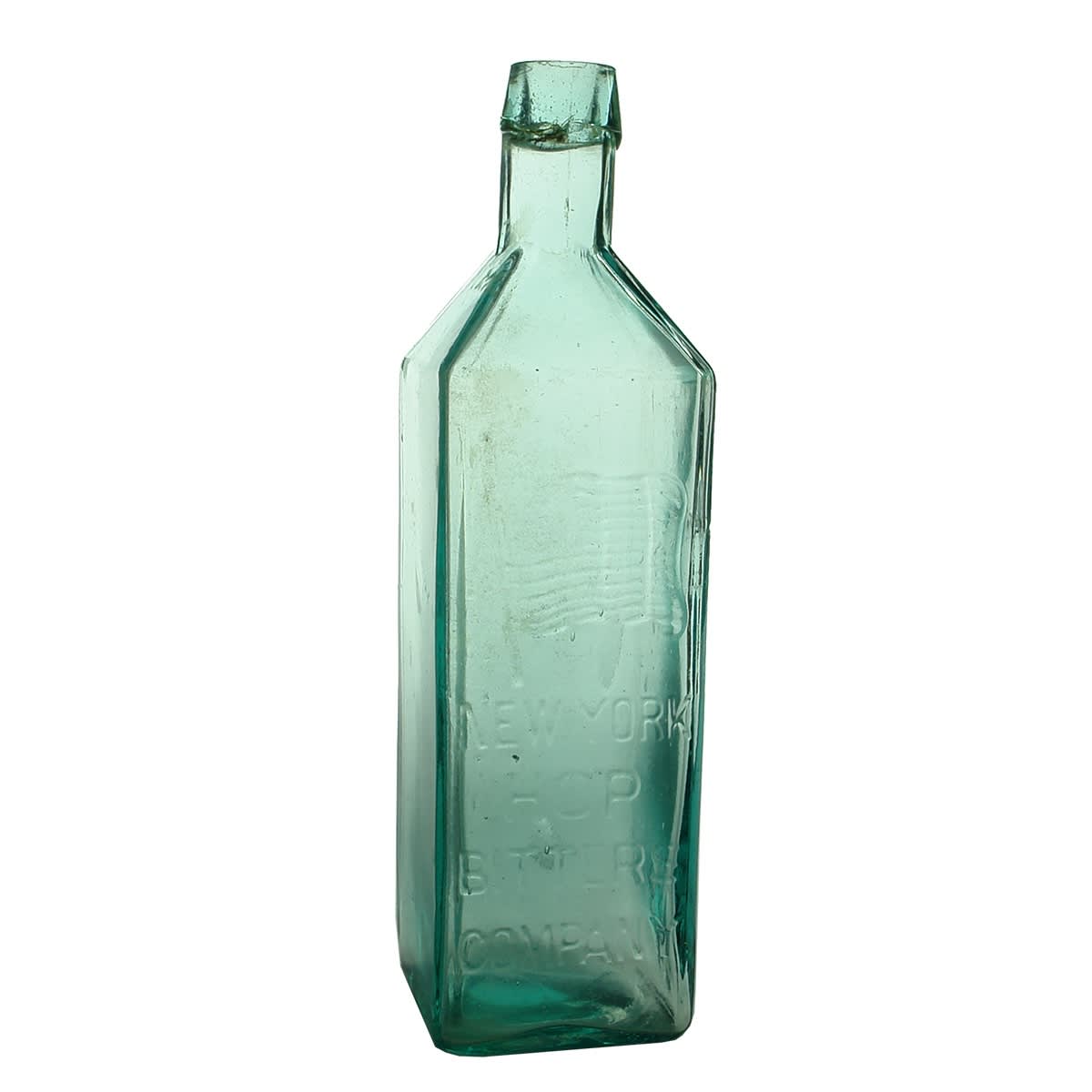 Bitters. New York Hop Bitters. Aqua. 20 oz. (Australia)