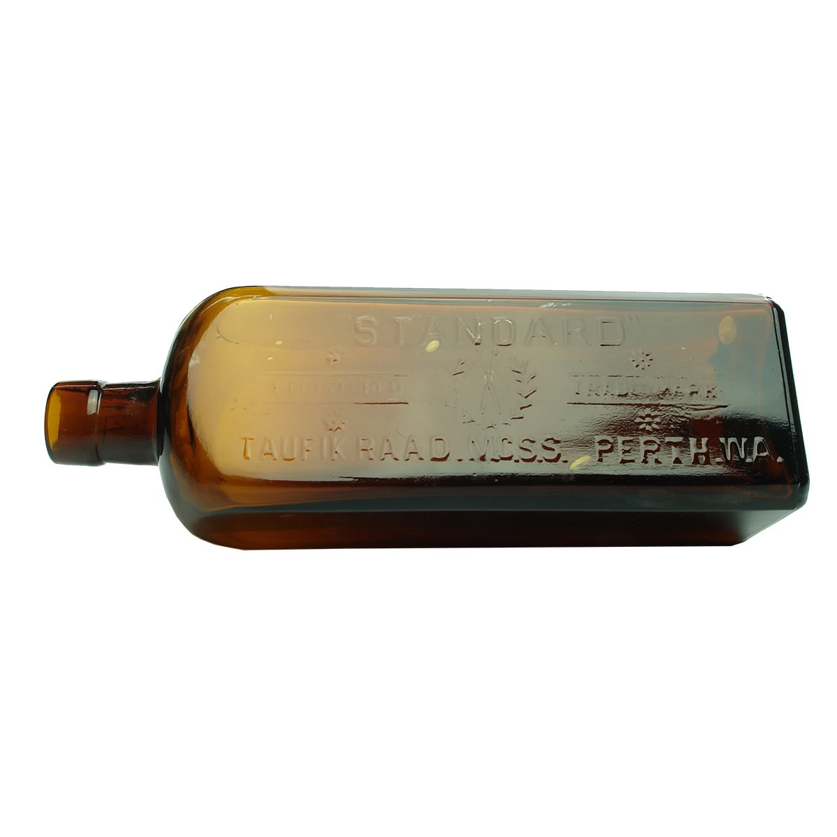 Sarsaparilla. Taufik Raad, Perth. Amber. 26 oz. (Western Australia)
