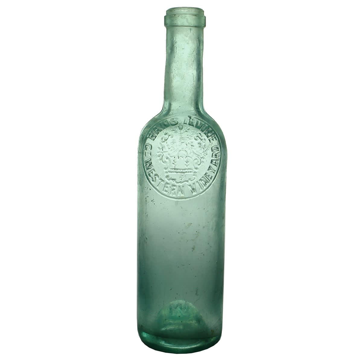 Wine.  Hans Irvine, Great Western Vineyard.  Aqua.  13 oz. (Victoria)