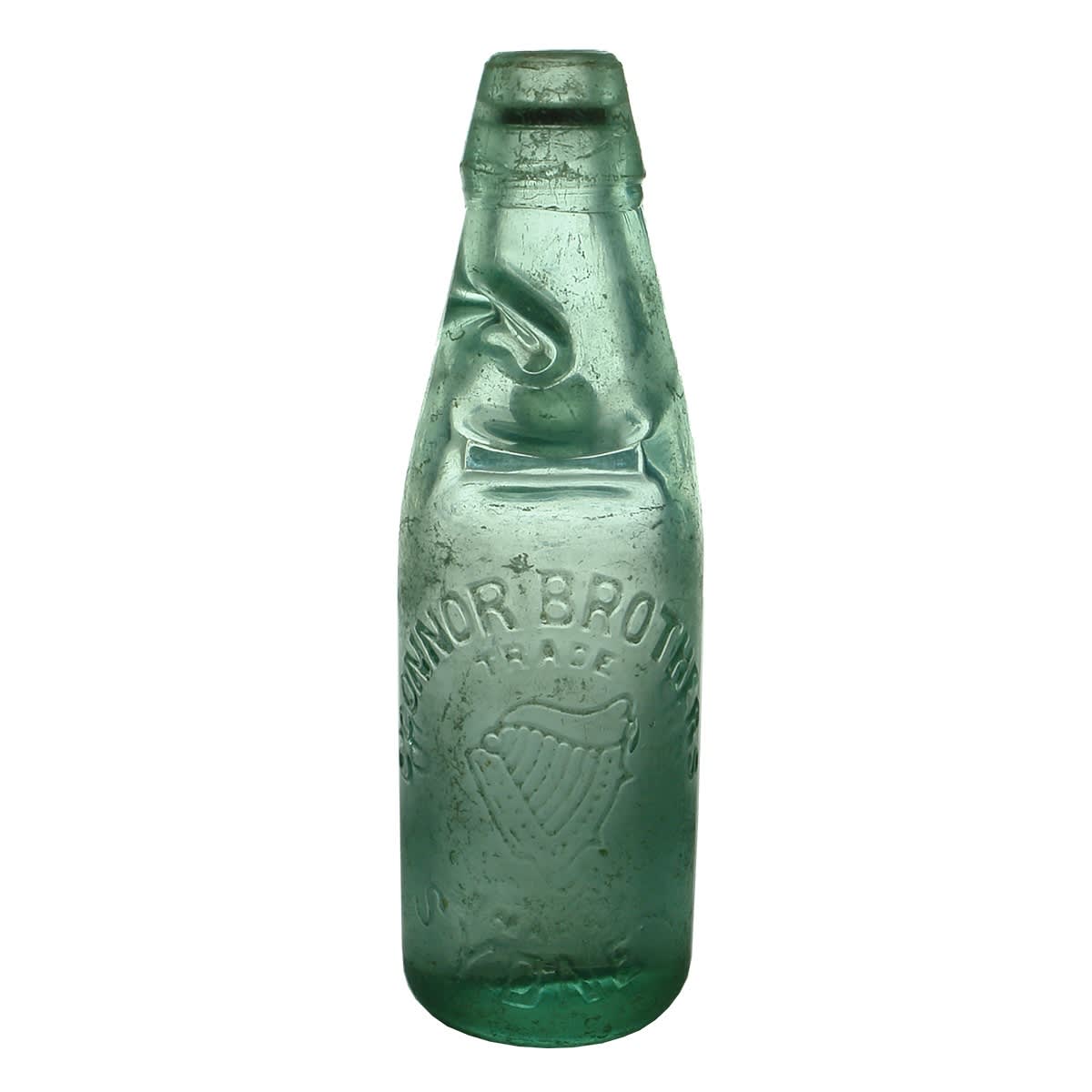 Codd. O'Connor Brothers, Sydney. Cannington Shaw. One Way Pour. Aqua. 6 oz. (New South Wales)