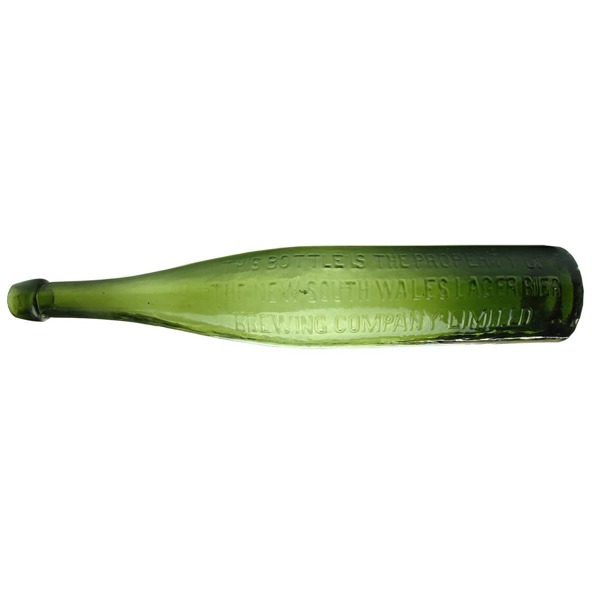 Beer. New South Wales Lager Bier. Green. 26 oz. (New South Wales)