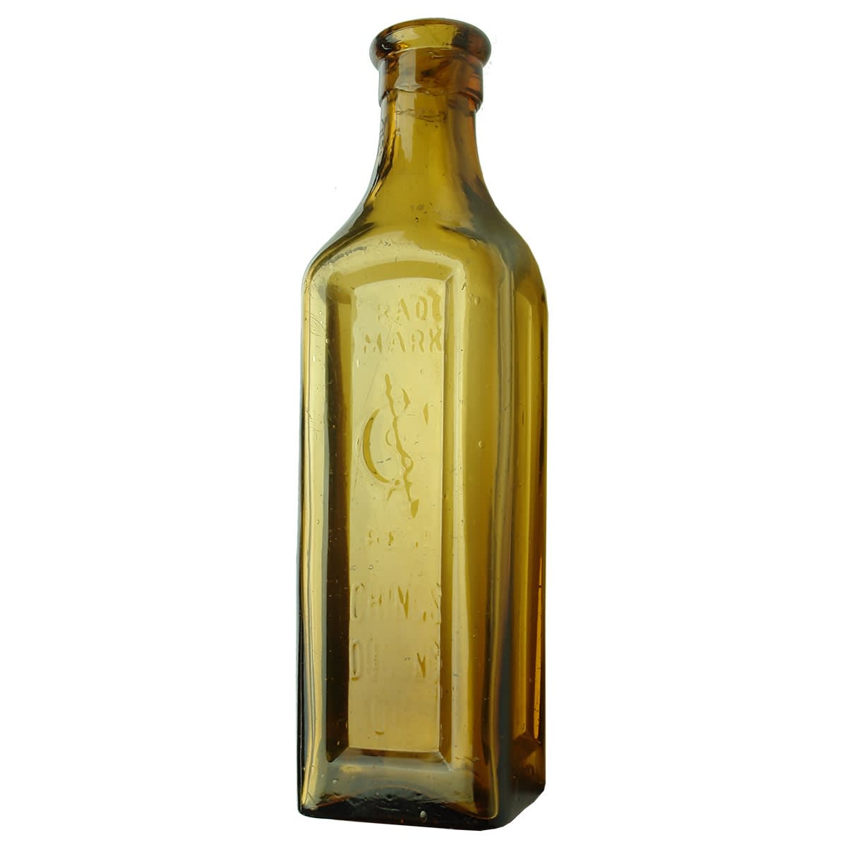 Medicine. Ching's Dugong Oil. Amber. 8 oz. (Queensland)