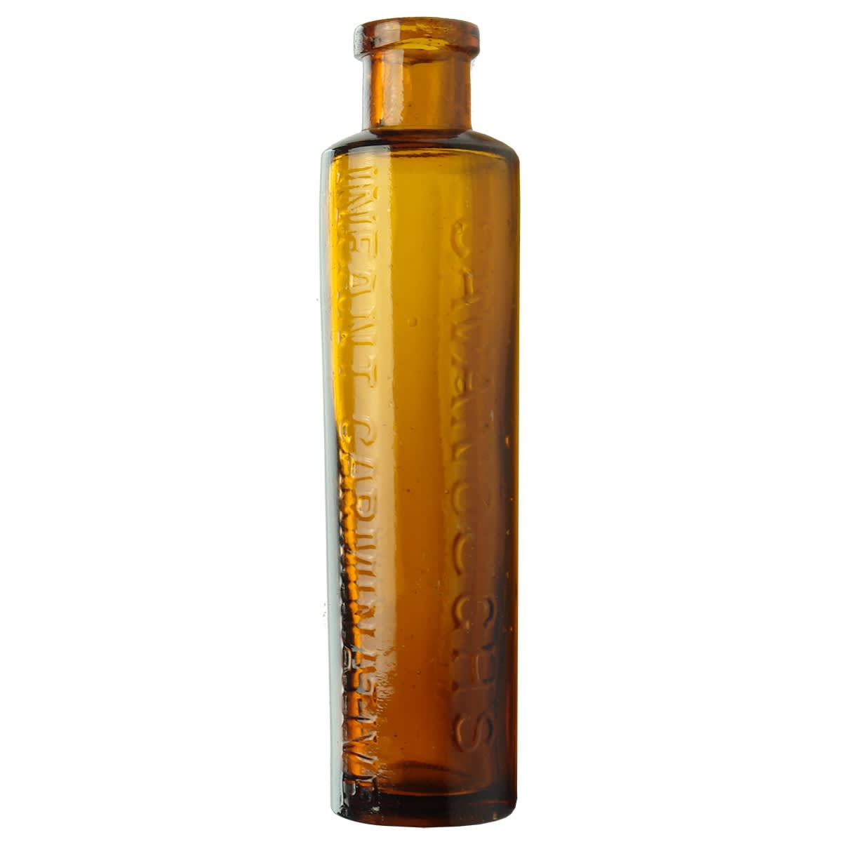 Chemist. Cavanoughs Infant Carminative. Amber. 2 oz. (Lismore, New South Wales)