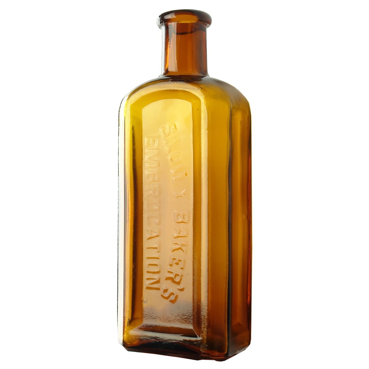 Cure. Snowy Baker's Embrocation. Amber 6 oz. 165 mm