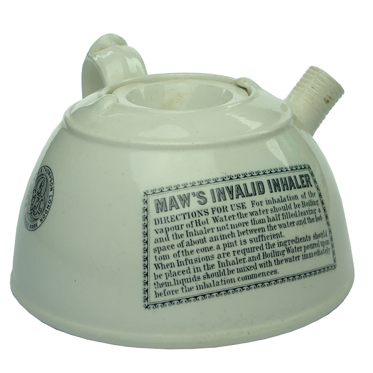 Medicine. Maw's Invalid Inhaler, S. Maw, Son & Thompson, London. (United Kingdom)