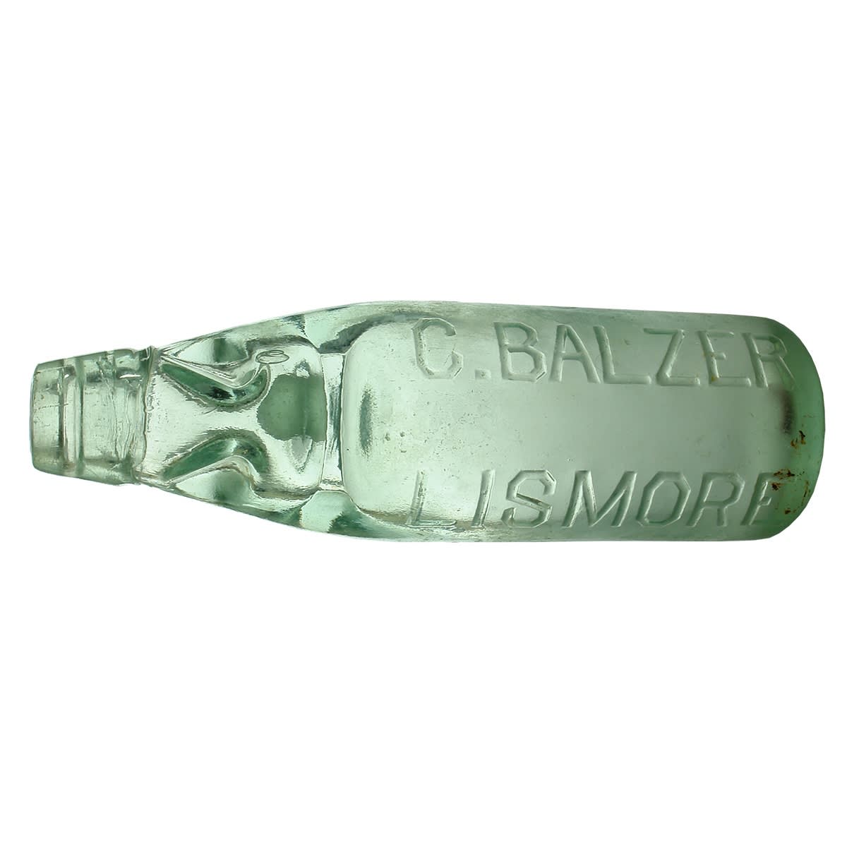 Codd. C. Balzer, Lismore. Kilner Bros made. Niagara. 10 oz. (New South Wales)