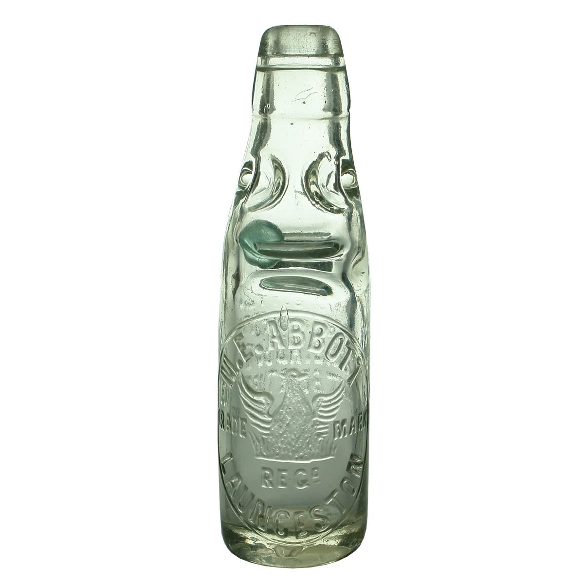 Codd. M. E. Abbott, Launceston. Phoenix. Clear. 6 oz. (Tasmania)