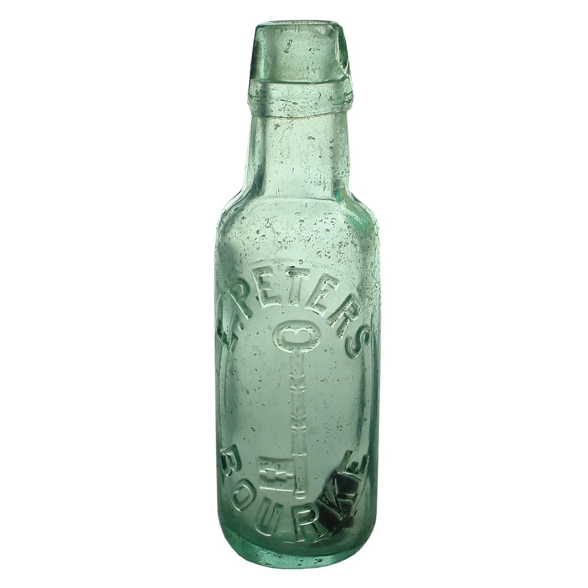 Lamont. E. Peters, Bourke. Aqua. 6 oz. (New South Wales)