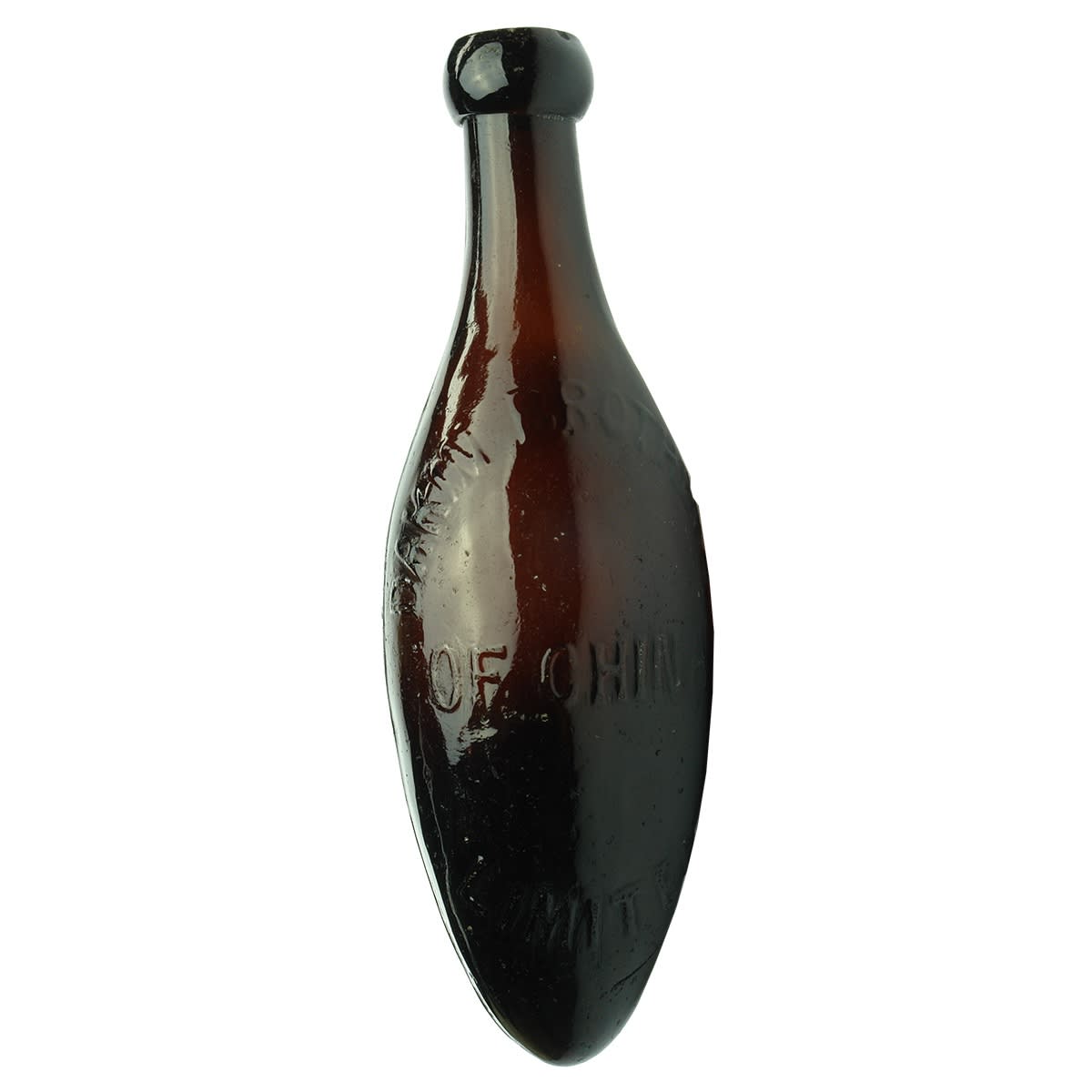 Torpedo. Dakin Brothers of China Limited. Red Amber.