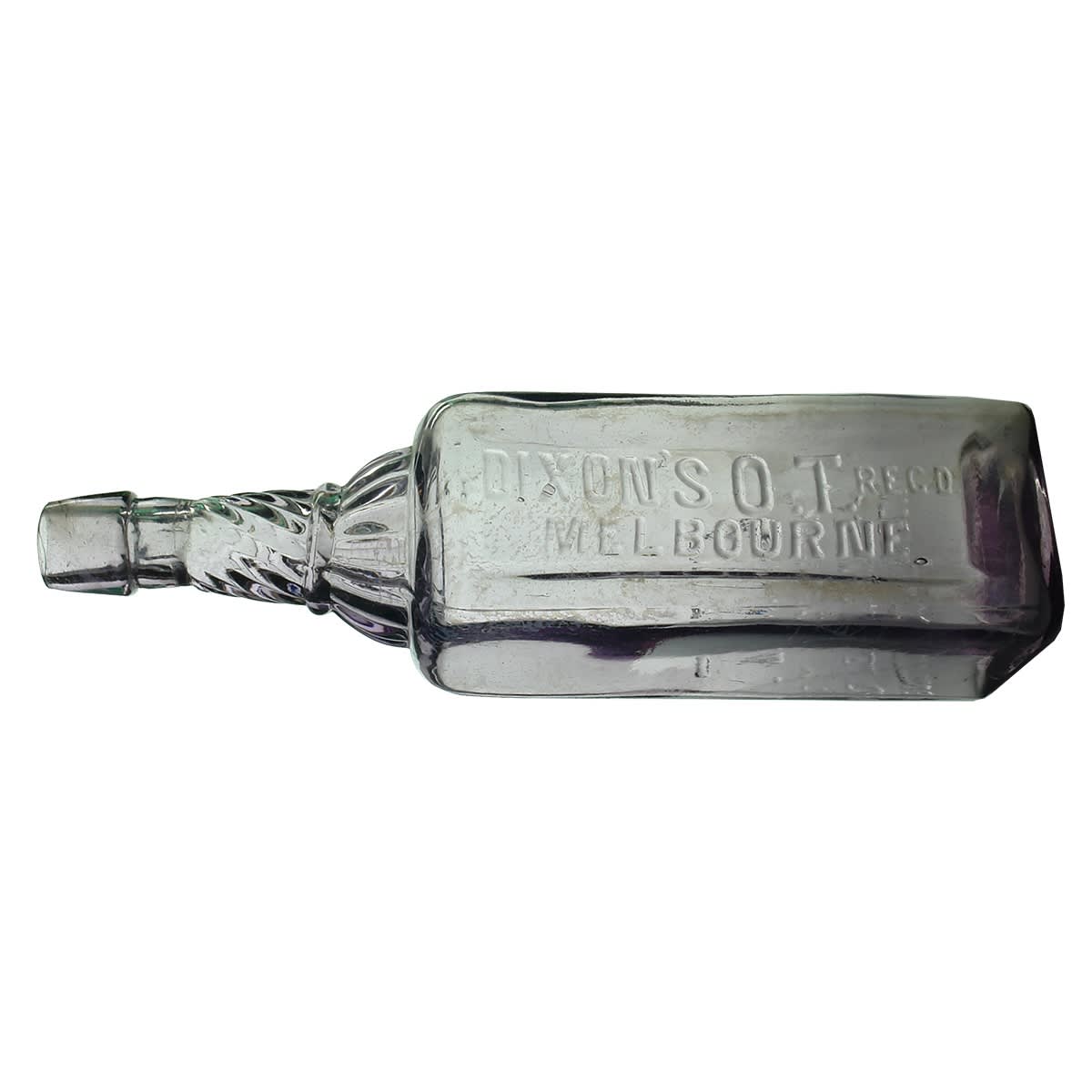 Cordial. Dixon's O. T. Regd, Melbourne. Amethyst. 26 oz. (Victoria)