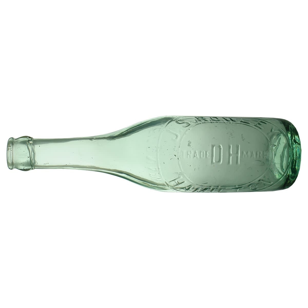 Crown Seal. J. S. Rowley, Hamilton. DH. Lemonade. Applied top. (Victoria)