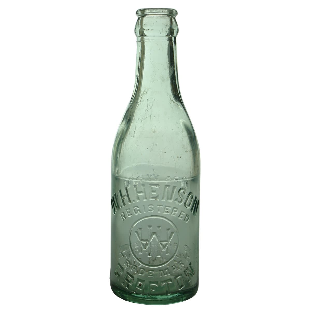 Crown Seal. W. H. Henson, Grafton. Soda Water. 6 oz. AGM. (New South Wales)