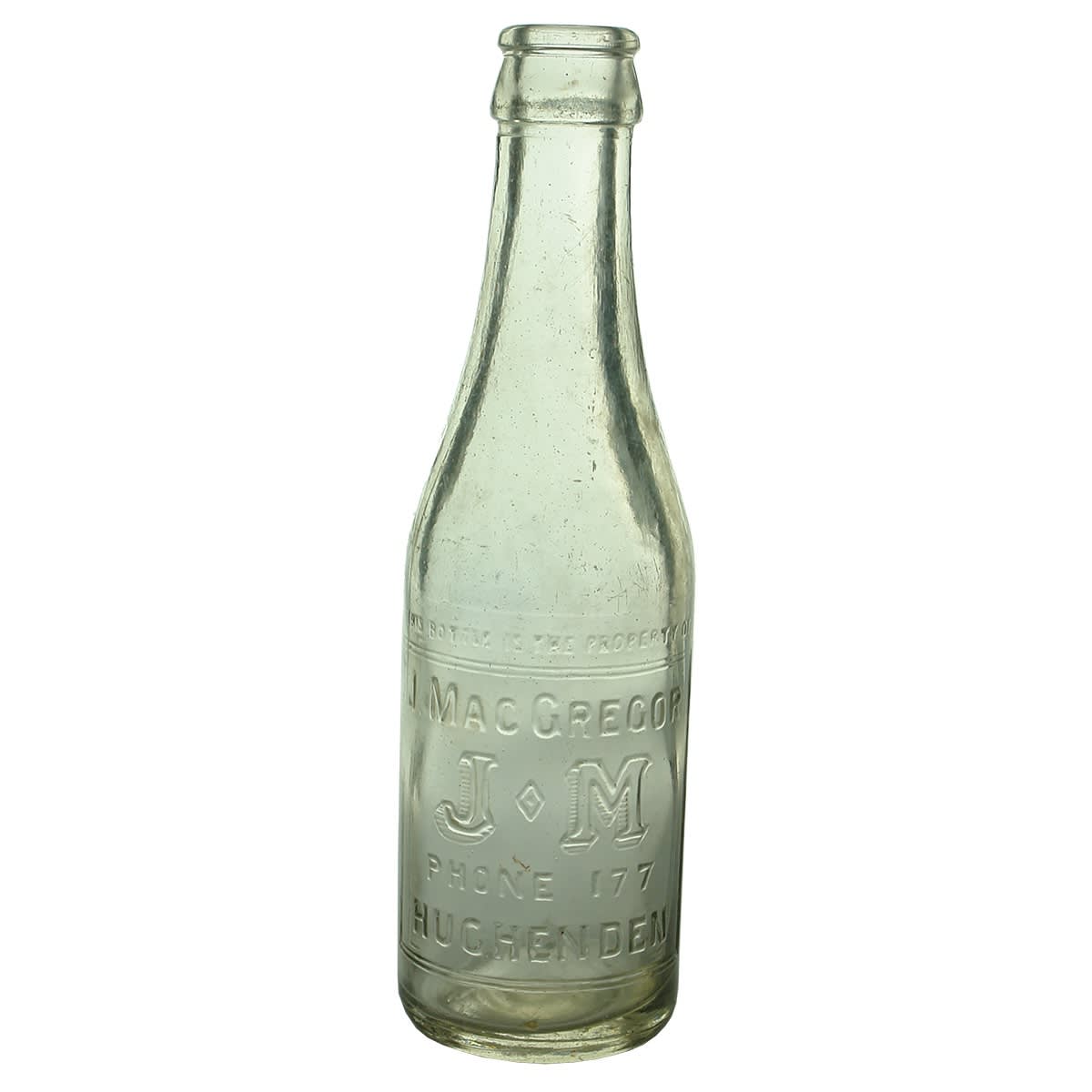 Crown Seal. J. MacGregor, Hughenden. Champagne. Clear. 6 oz. (Queensland)