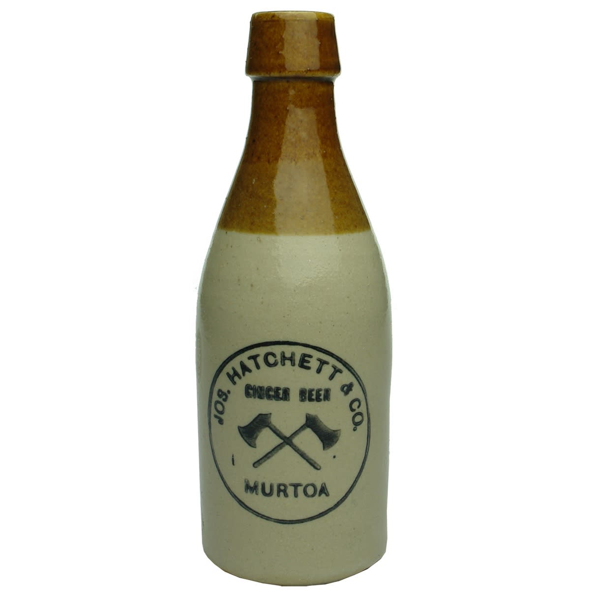Ginger Beer. Jos. Hatchett & Co, Murtoa. Champagne. Tan Top. (Victoria)