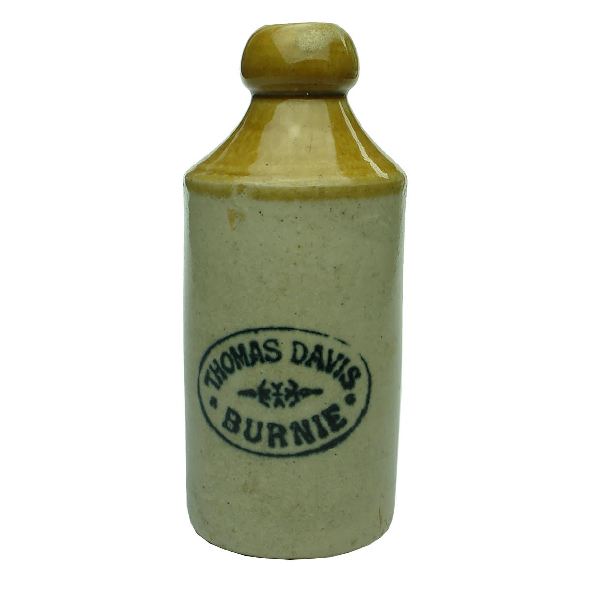 Ginger Beer. Thomas Davis, Burnie. Fleur de Lis. Pinnacle Brand. Dump. Tan Top. (Tasmania)