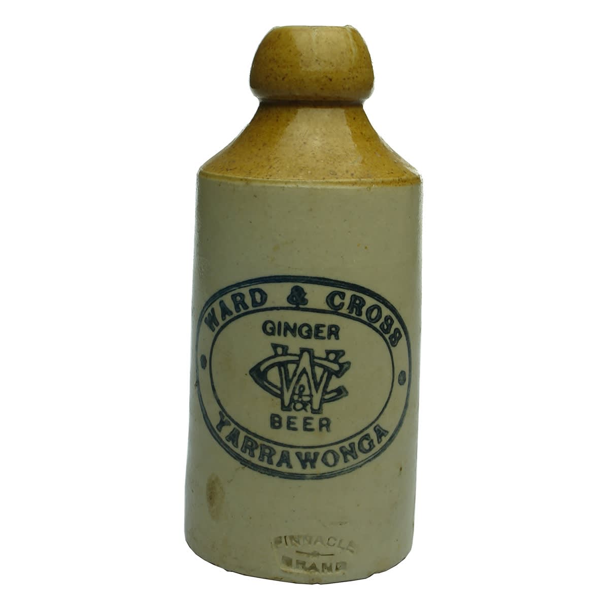 Ginger Beer. Ward & Cross, Yarrawonga. Dump. Tan Top. (Victoria)