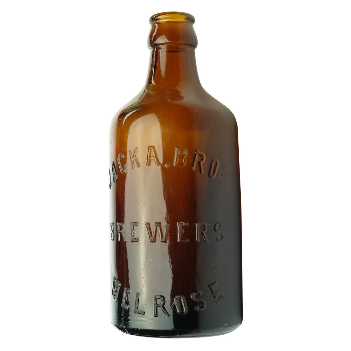 Ginger Beer. Jacka Bros, Brewers, Melrose. Amber. Dump. 10 oz. (South Australia)
