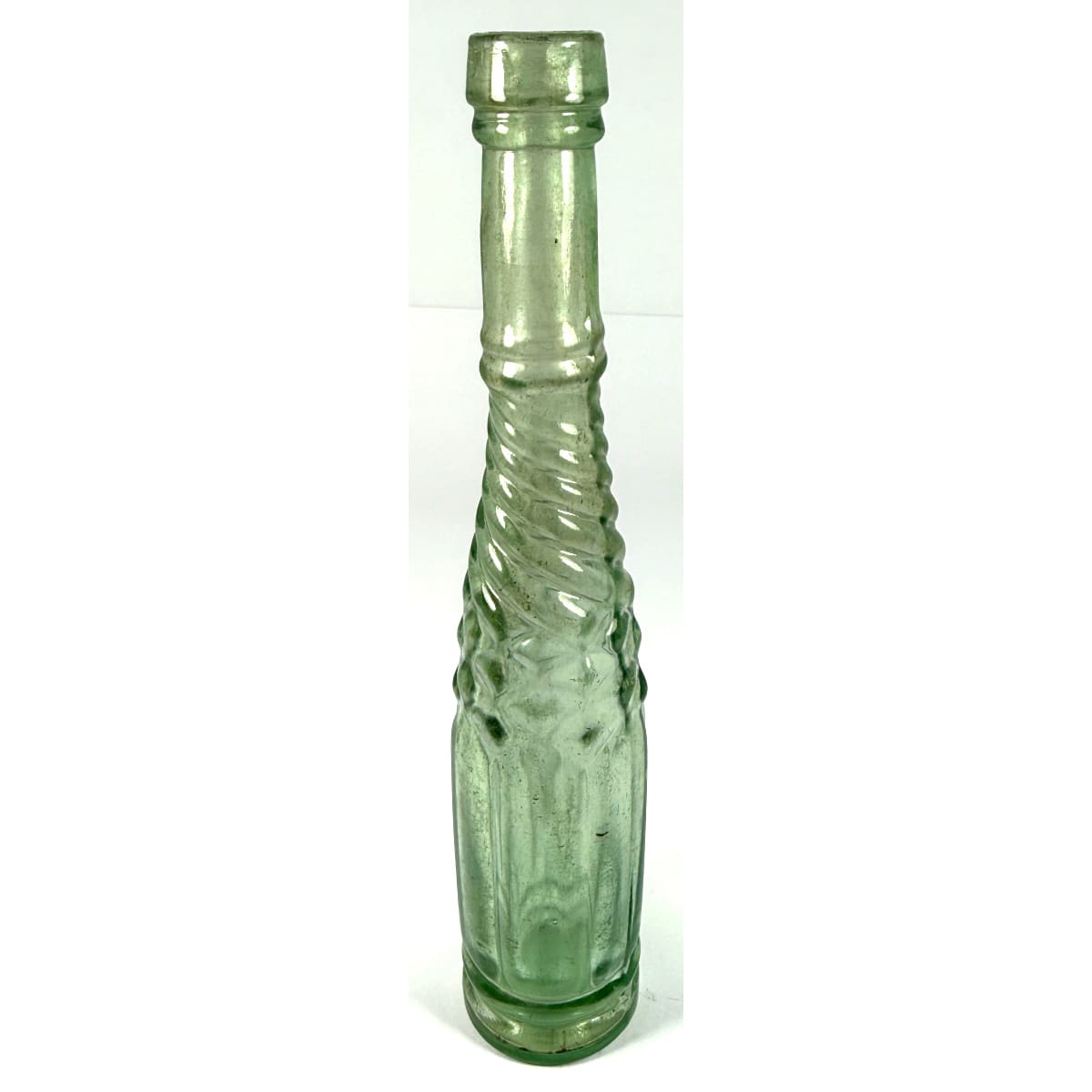Salad Oil. Half whirley type with tool finished top. About 2 oz. Unusual small size. 194 mm.