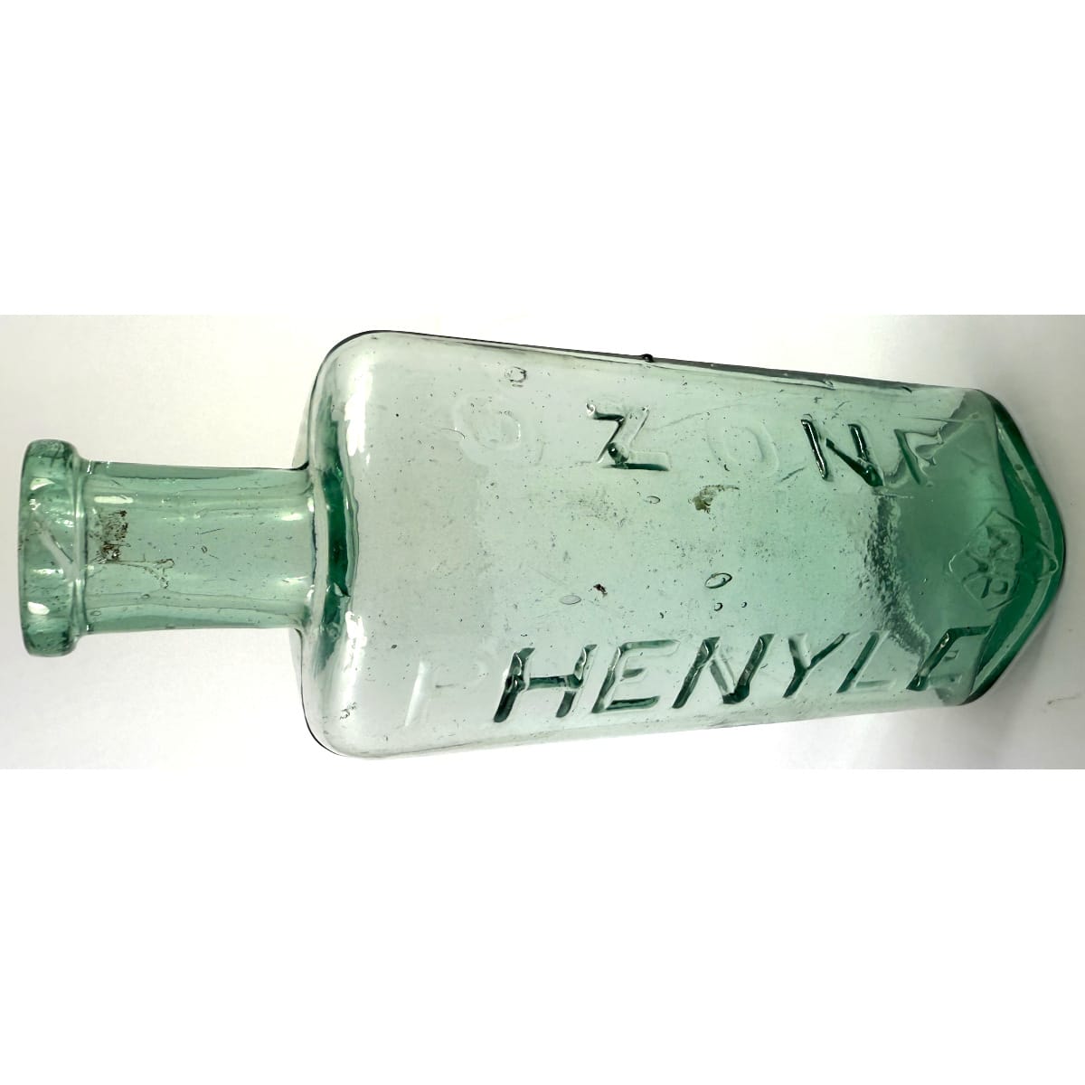 Poison. Ozone Phenyle. Small size. 6 oz. 161 mm. (Geelong, Victoria)