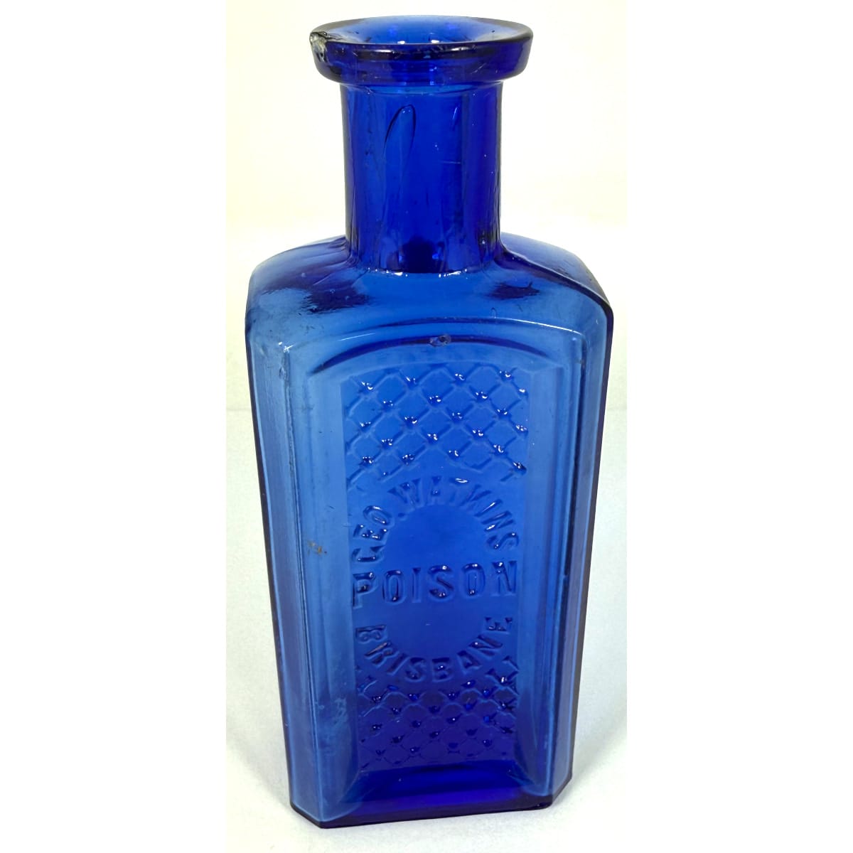 Poison. Geo. Watkins, Brisbane. Whitall Tatum. Cobalt Blue. 2 oz. 107 mm. (Queensland)