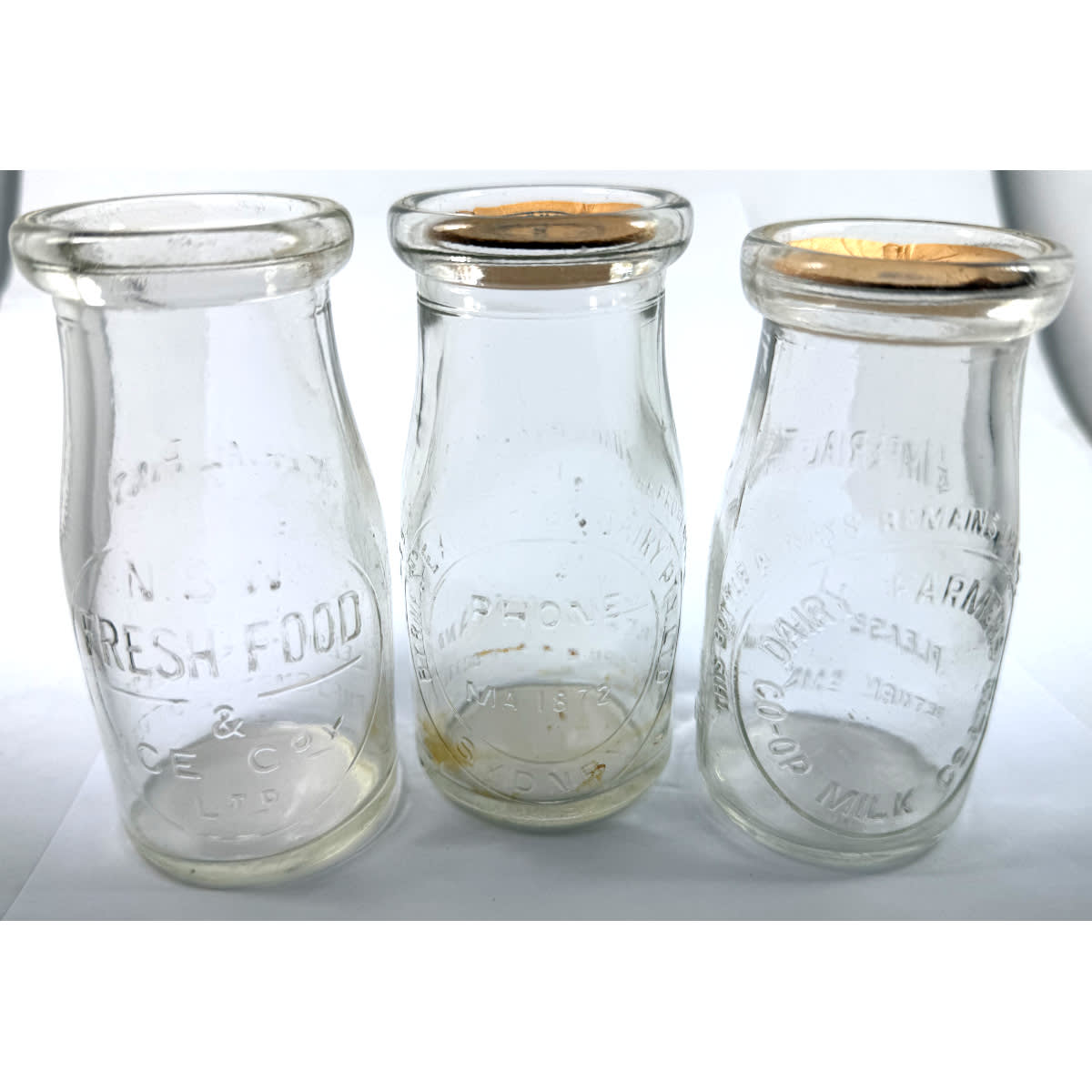 3 Creams. NSW Fresh Food & Ice Co; Byrnes Exhibition Dairy, Sydney; Dairy Farmers Co-op Milk Co Ltd. (New South Wales)