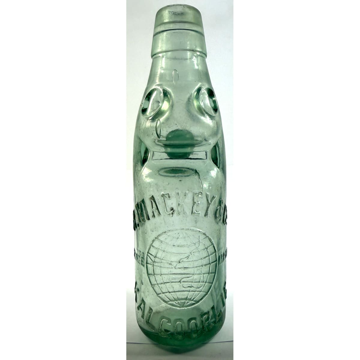 Codd. R. Mackey & Co., Kalgoorlie. Taller type. Spun top. 6 oz. 195 mm. (Western Australia)