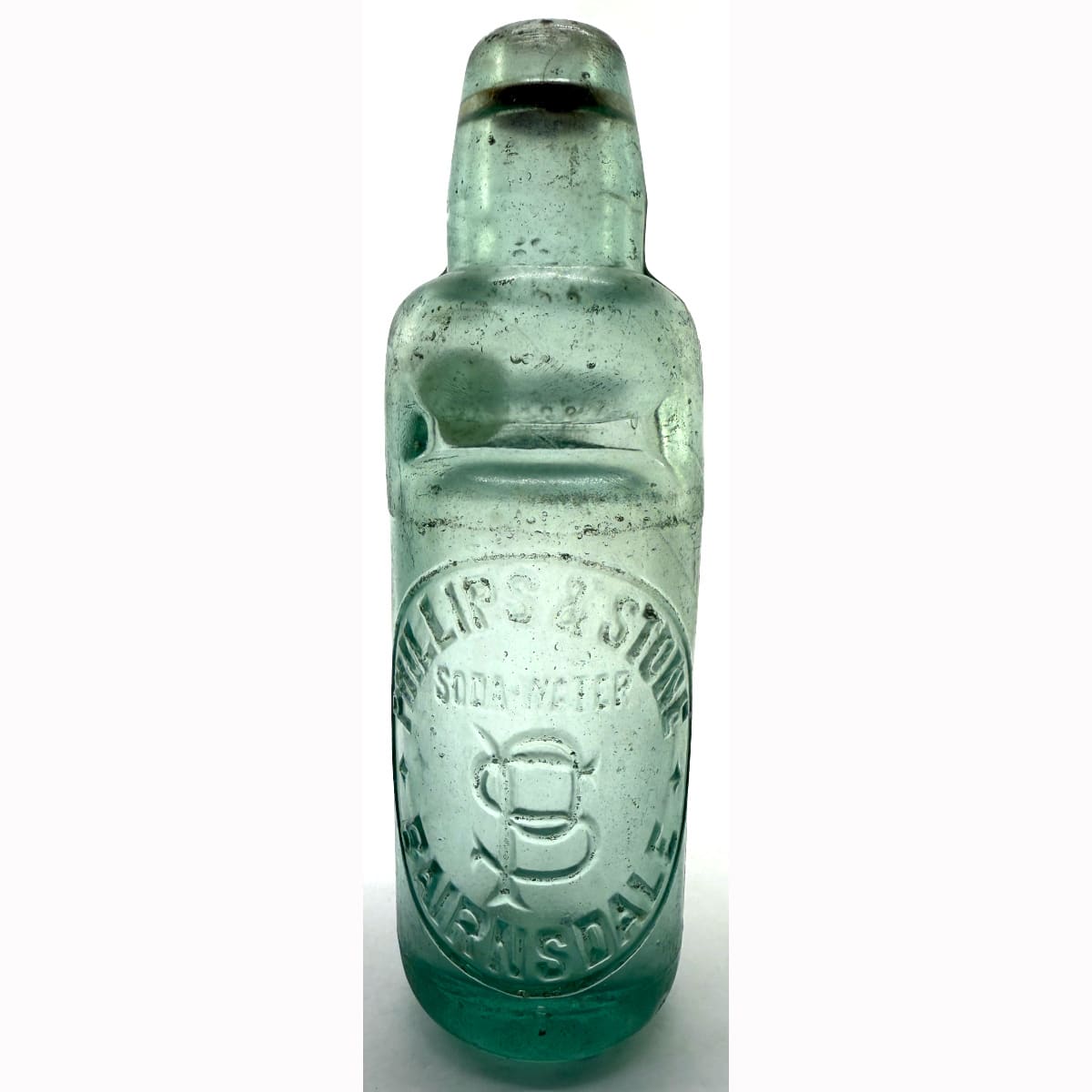 Codd.  Phillips & Stone, Soda Water, Bairnsdale.  All Way Pour.  6 oz. (Gippsland, Victoria)