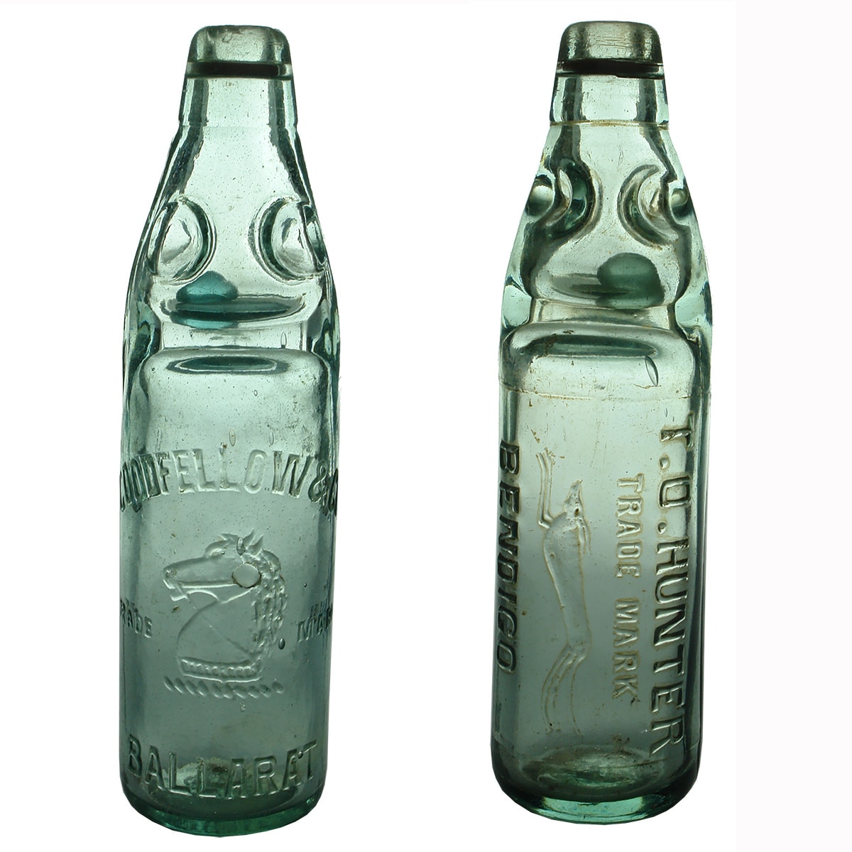 2 Codds. Goodfellow & Co, Ballarat; T. O. Hunter, Bendigo. 10 oz. (Victoria)