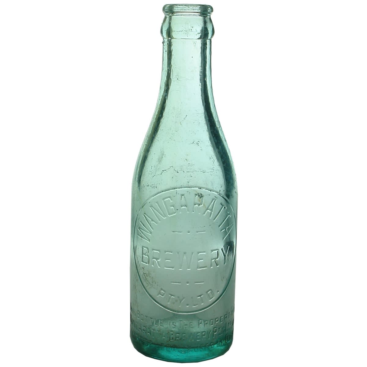 Crown Seal. Wangaratta Brewery Pty. Ltd. Aqua. 6 oz. (Victoria)