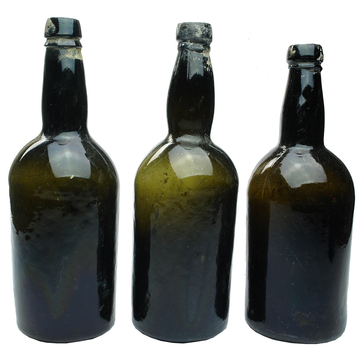 Black Glass. Three Goldfields Blacks.
