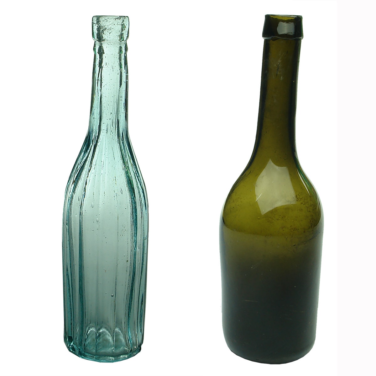 2 Bottles: Ice Blue Olive Oil; Black Cod Liver Oil.