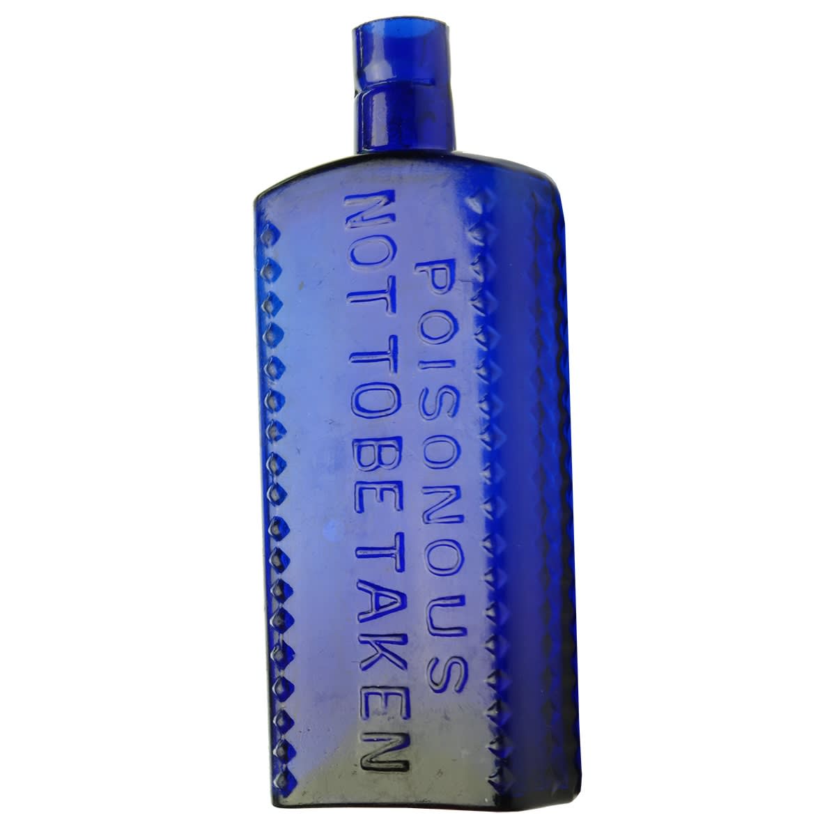 Poison. Poisonous, Not to be Taken. Cobalt. 6 oz. Rd No 590540.