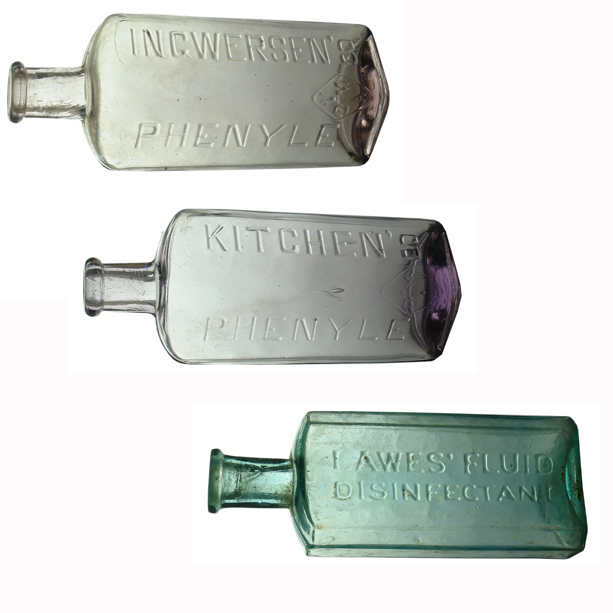 3 Phenyles. Ingwersen's; Kitchen's; Lawes' Fluid Disinfectant. (Victoria)