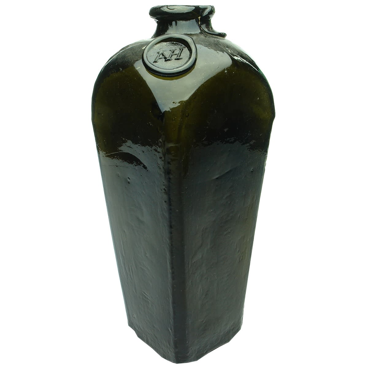Gin. AH on Applied Seal. Pigsnout. Black. 30 oz.