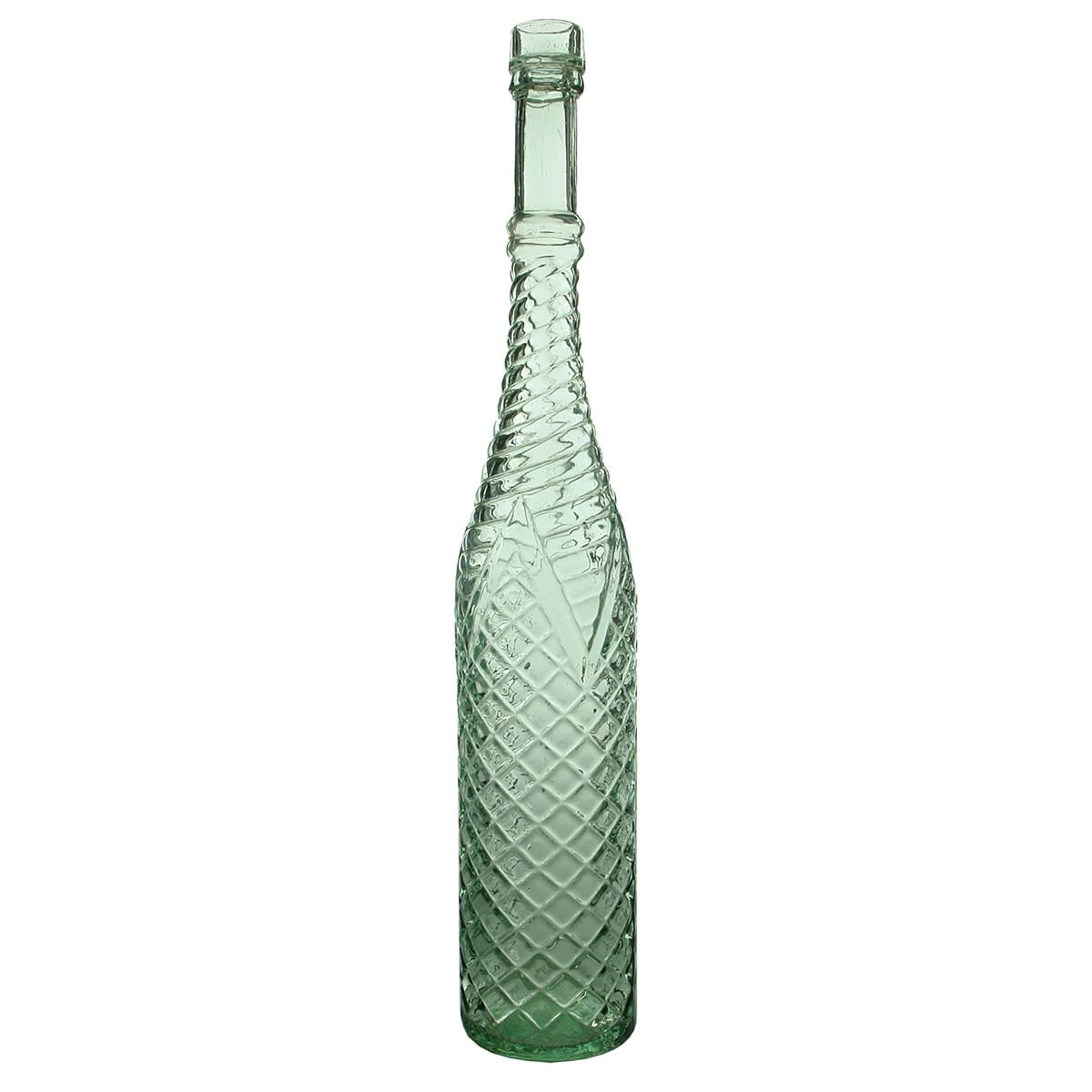 Grimble's Vinegar, round, aqua, 26 oz.