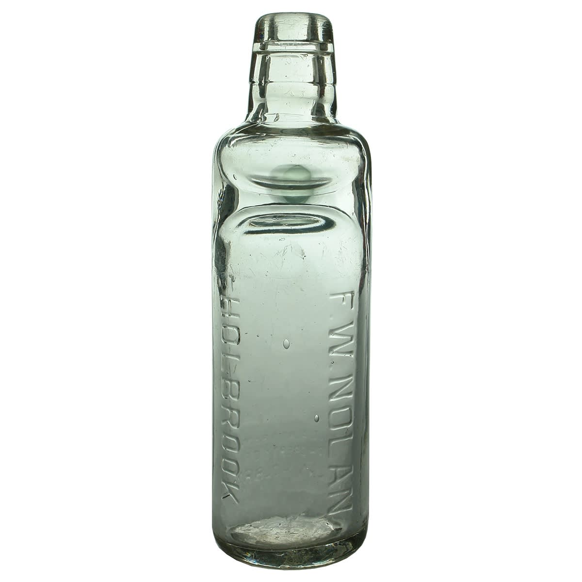 Codd. F. W. Nolan, Holbrook. All Way Pour. Clear. 10 oz. (New South Wales)