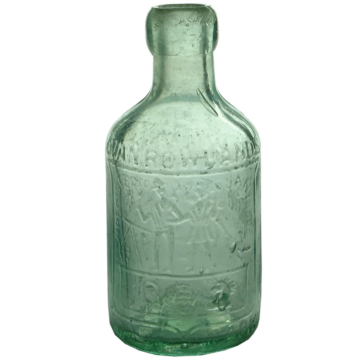 Blob Top Dump Soda. Rowlands late Rowlands & Lewis, Ballarat & Melbourne. Miner & Farmer. MGB Co and Large R to base. (Victoria)
