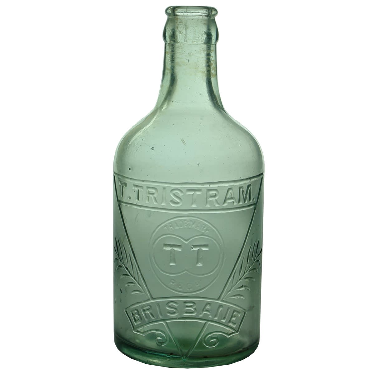 Crown Seal. T. Tristram, Brisbane. Dump. Spun top. No back embossing variety. (Queensland)