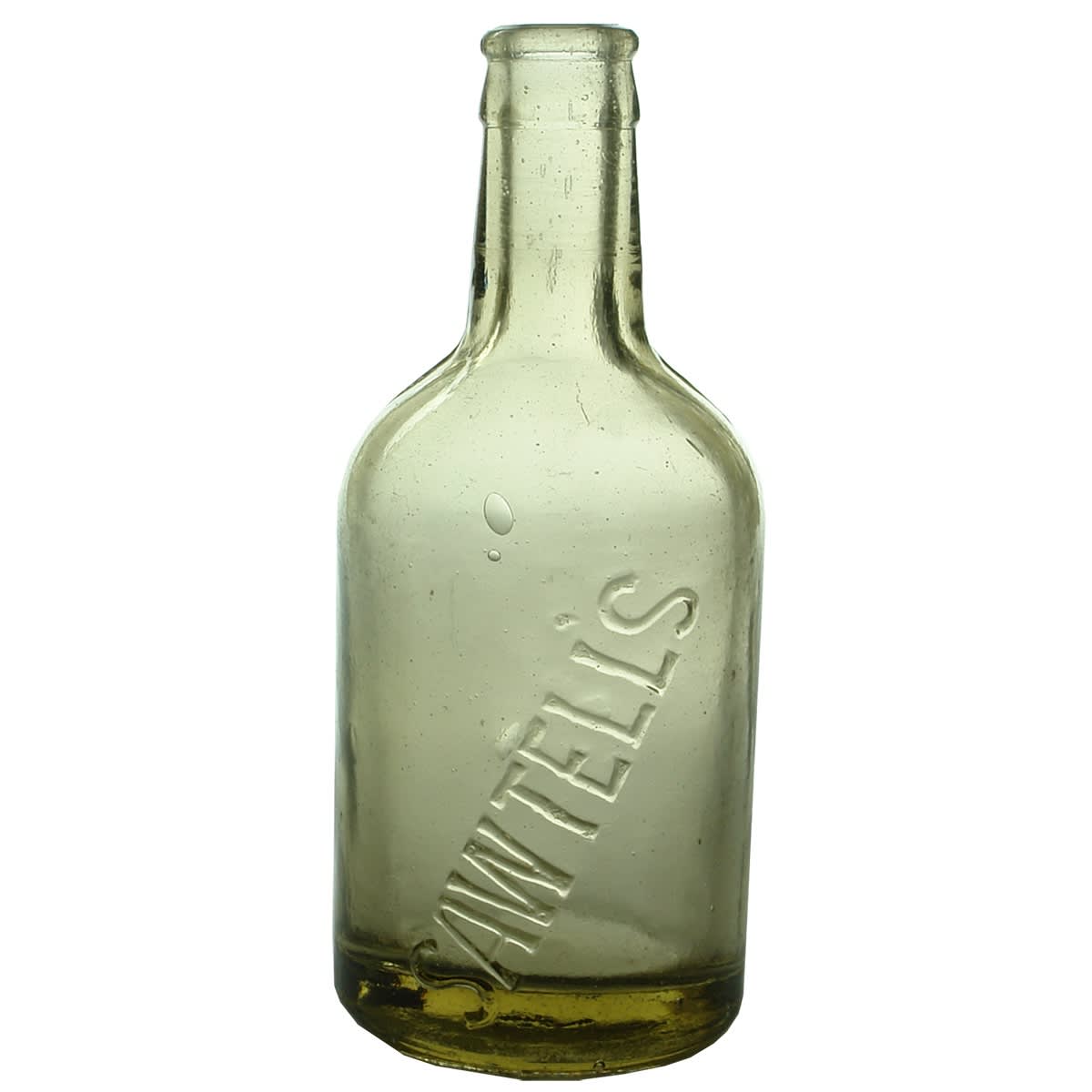 Crown Seal. Sawtell's. Dump. Spun top. Yellowish Grey. (Queensland)