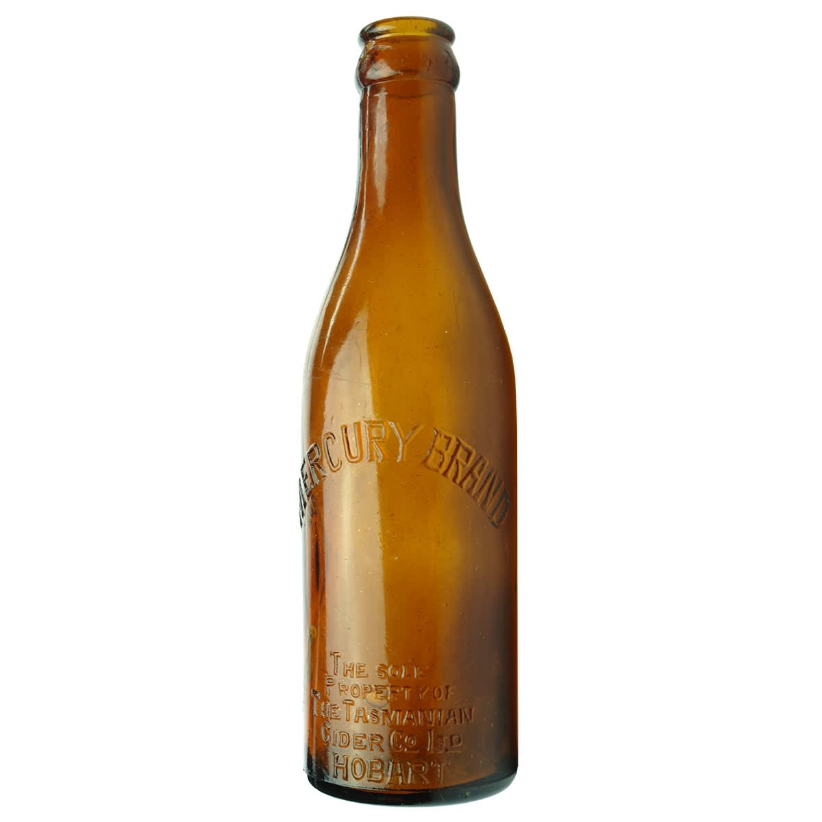 Crown Seal. Mercury Brand, The Tasmanian Cider Co Ltd, Hobart. Amber. 6 oz. (Tasmania)
