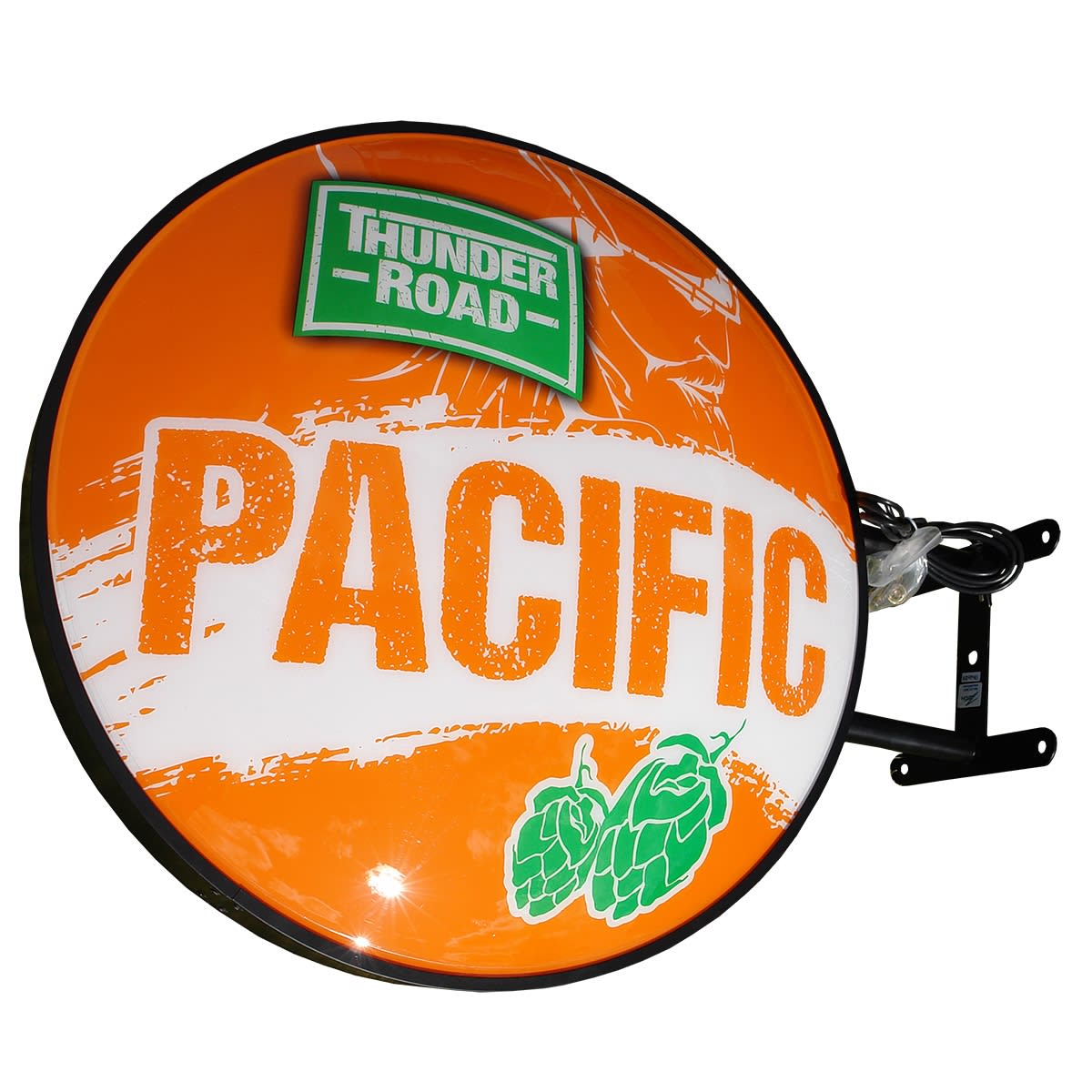Beer. Original Thunder Road Brewing Co. Pacific Outdoor Light Box, great for man cave. (Victoria) (TOO BIG FOR POST. Arrangements will have to be made by winning bidder for pickup or courier delivery)