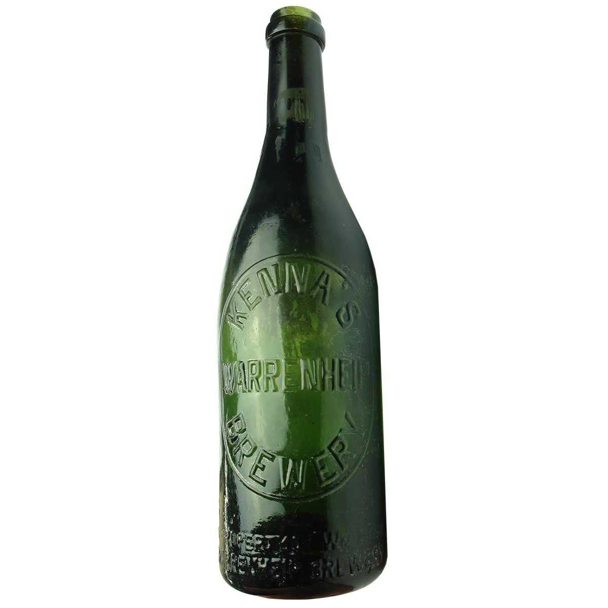 Beer. Kenna's Warrenheip Brewery. William Kenna. Ring Seal. Repaired. (Victoria)