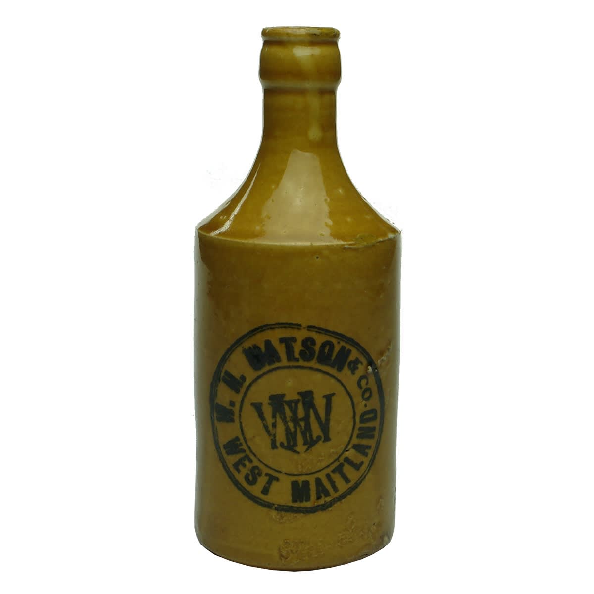 Ginger Beer. W. H. Watson & Co., West Maitland. All Tan Crown Seal. (New South Wales)