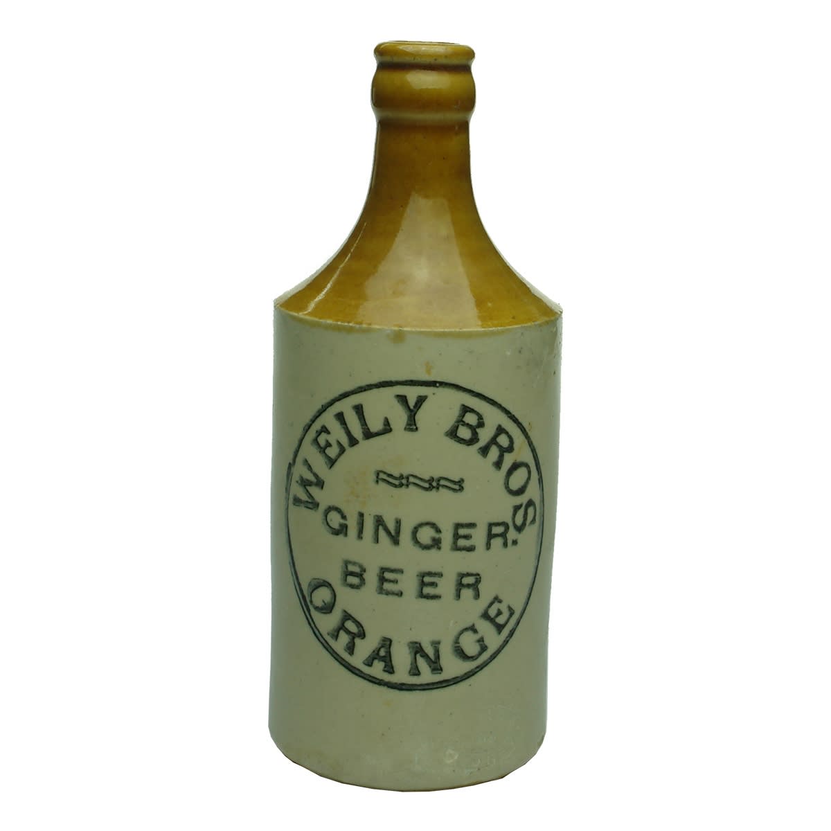 Ginger Beer. Weily Bros., Orange. R. Fowler 1915 Sydney. Crown Seal. (New South Wales)
