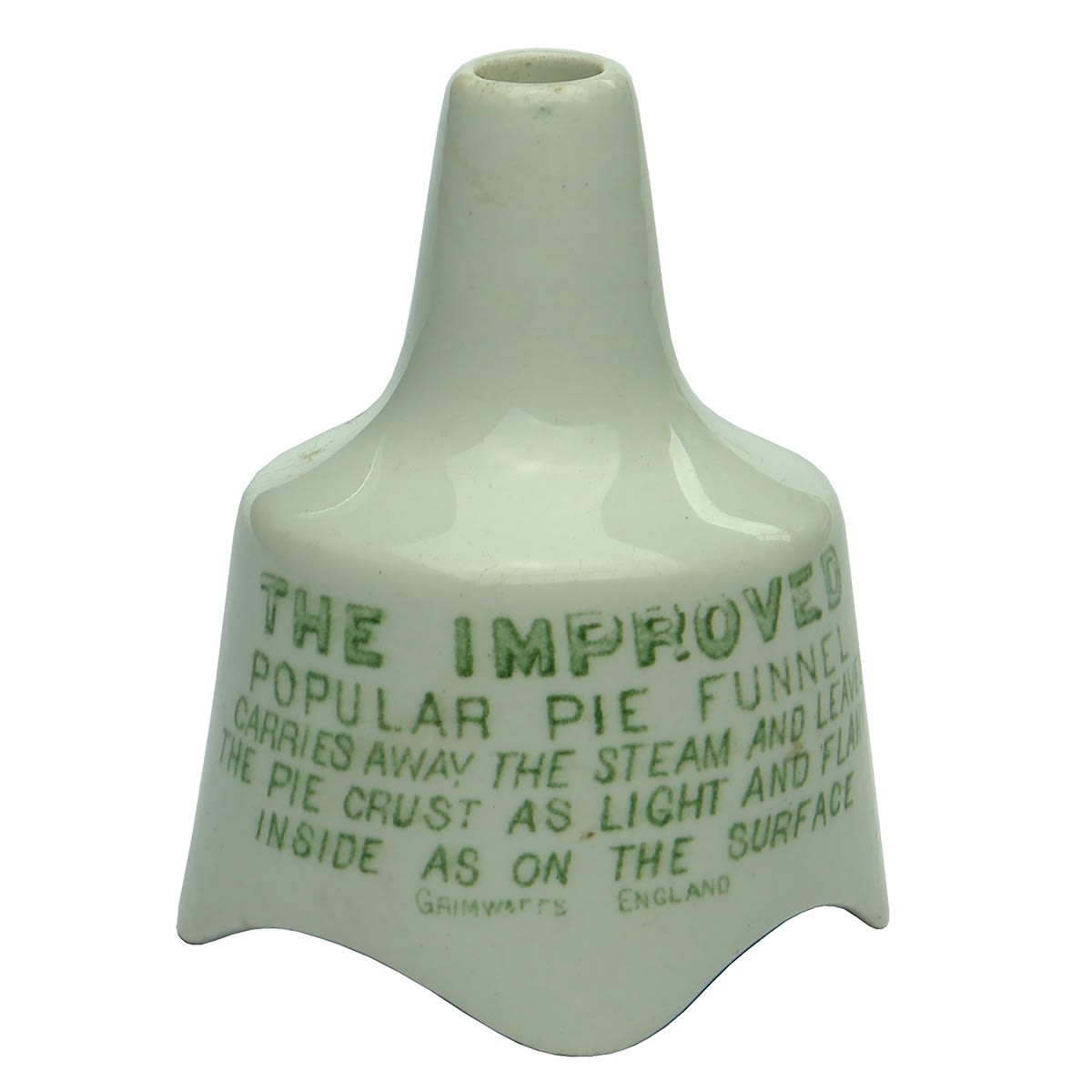 Kitchenalia. The Improved Popular Pie Funnel. Grimwades, England.