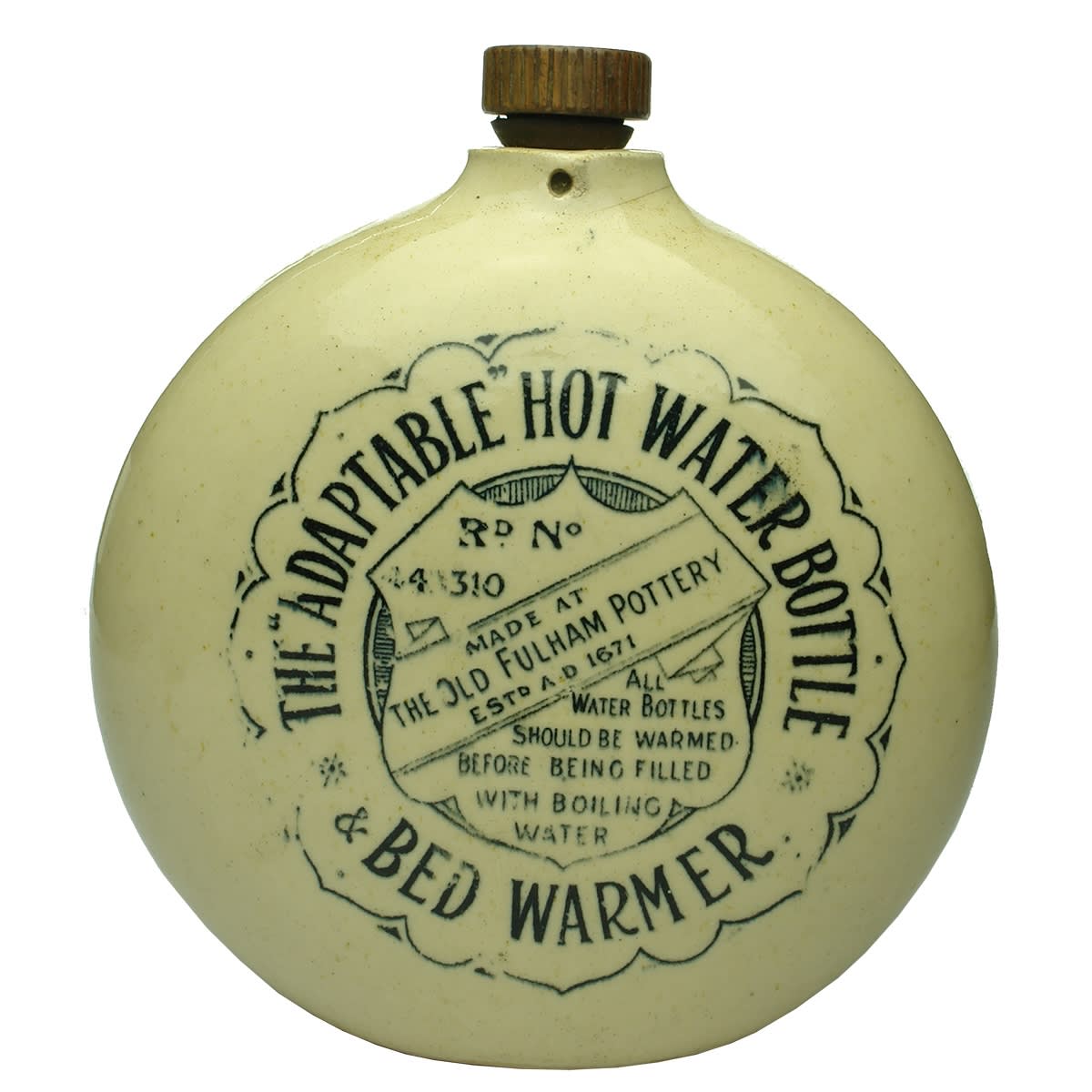 Hot Water Bottle. The Adaptable. The Old Fulham Pottery.