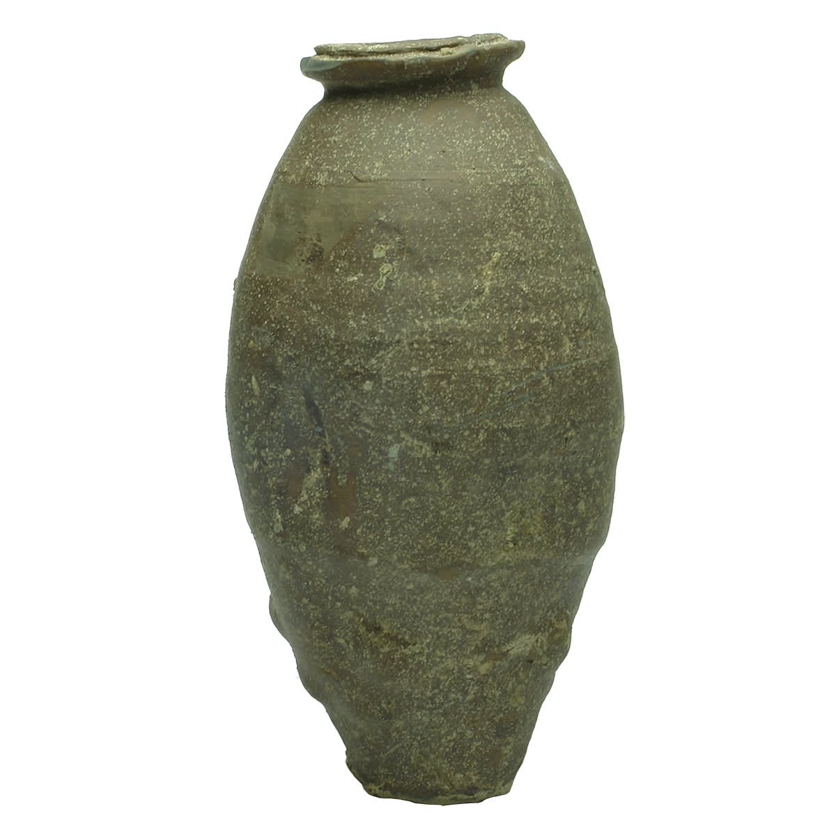 Chinese. Ancient Looking Amphora Shaped Jar with Flared Lip. 195 mm.